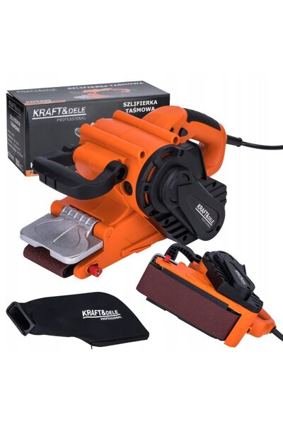 Kraft Slefuitor cu banda 2000W, 220V, 76 x 533 mm, sac pentru praf,Kraft