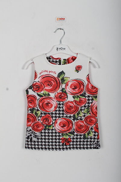 incity Κοριτσίστικη μπλούζα με λουλουδάτο σχέδιο σε μαύρο χρώμα-Νέο προϊόν