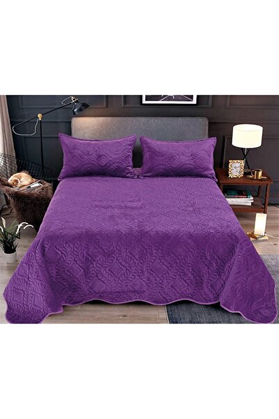 Unicorn Concept Bedspread set, C08, quilted, 3 pieces, 220x240cm, Purple