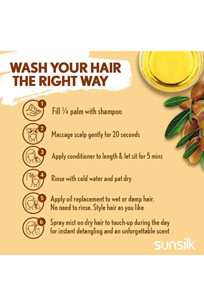 Sunsilk Natural Recharge Curls Moisture Shampoo with Argan Oil 400ml