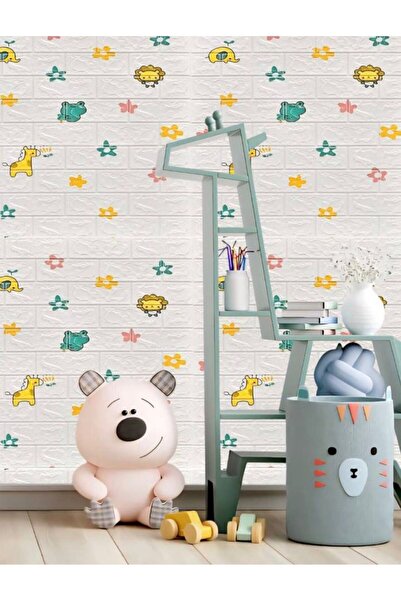 hoffmans Set 50 X Tapet Autoadeziv 3D - Imitatie Caramida, Perete sau Tavan, Ajustabil, Waterproof, 70x77cm