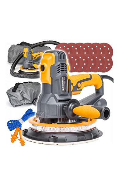 Powermat Slefuitor de pereti 1400PRO, aspirator, Led ,