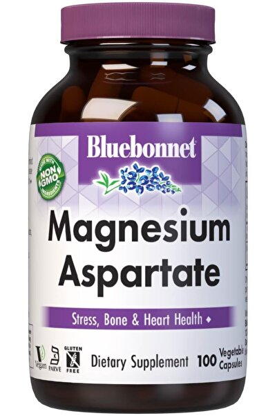 Bluebonnet Blue Bonnet Magnesium Aspartate 400 Mg Vegetable Capsules