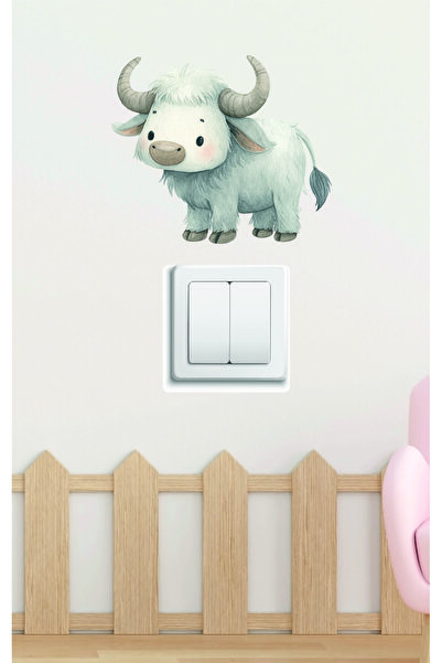 mibales Baby Buffalo Figured Wall Sticker