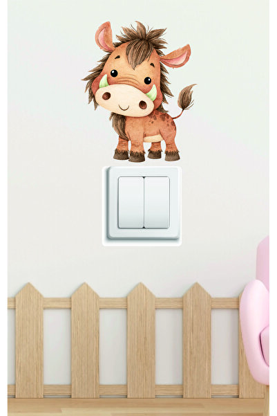 mibales Baby Pig Figured Wall Sticker