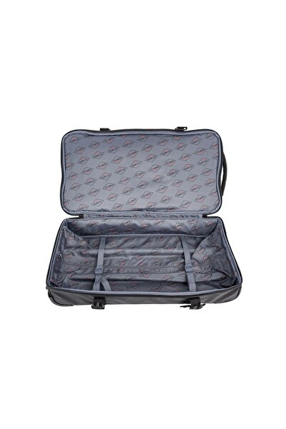 Lee Cooper XL roller travel bag, 2 compartments, 600D polyester/cotton, 80 cm, grey