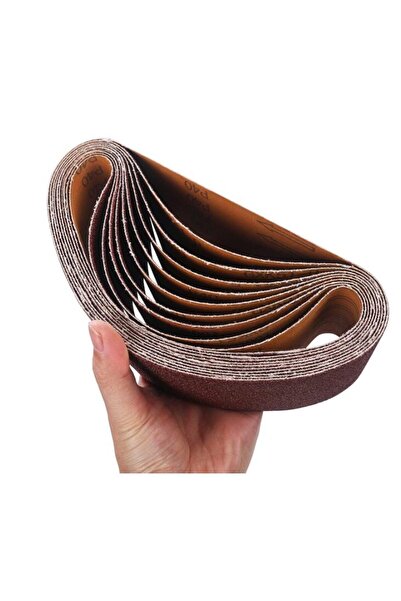 Kraft Set of 10 abrasive discs for belt sander, P150, 537x75,