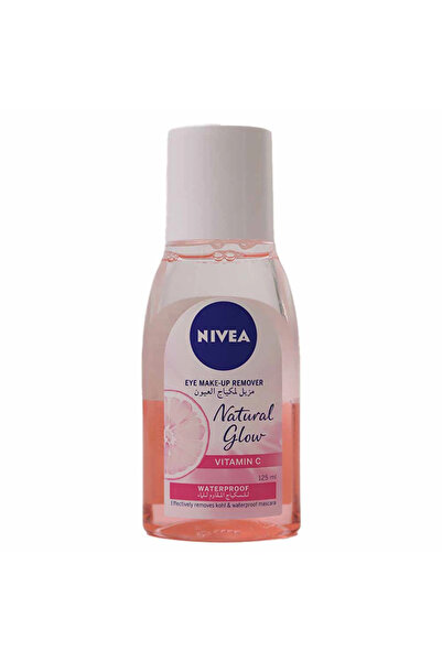 NIVEA مزيل مكياج العيون ذو التأثير المزدوج، حماية للرموش الحساسة، 125 مل