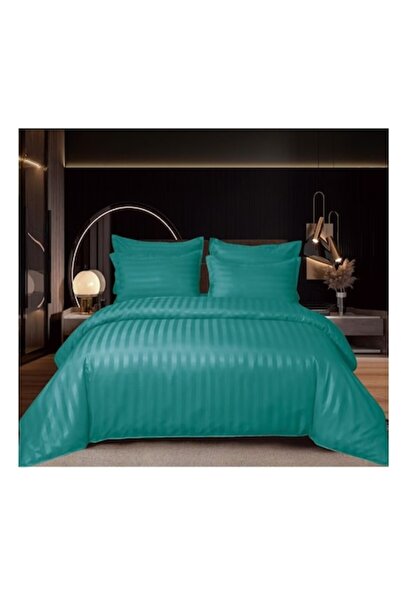 Unicorn Concept Double bed linen, Finet, 6 pieces, Turquoise Green
