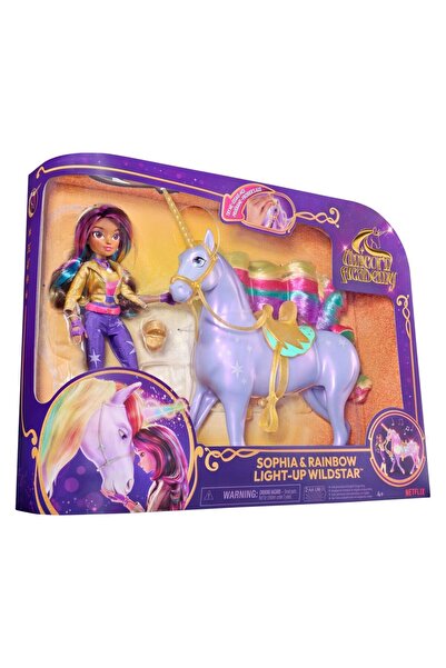 Unicorn Academy Pachet cu figurina interactiva Wildstar Lumina de Curcubeu si...