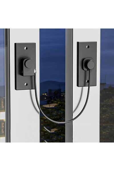 Generic 2-Piece Adhesive Window Restrictor Lock - Child & Pet Safety