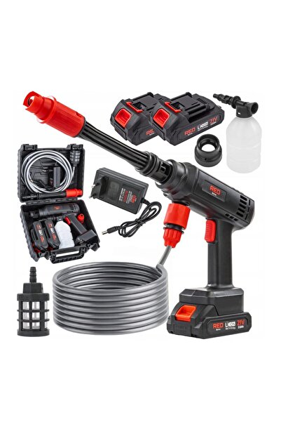 Red Technic Pistol de spalat cu presiune cu acumulator, 60 bar,