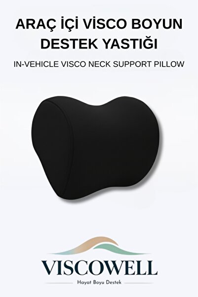ViscoWell Araç İçi Visco Boyun Destek Yastığı