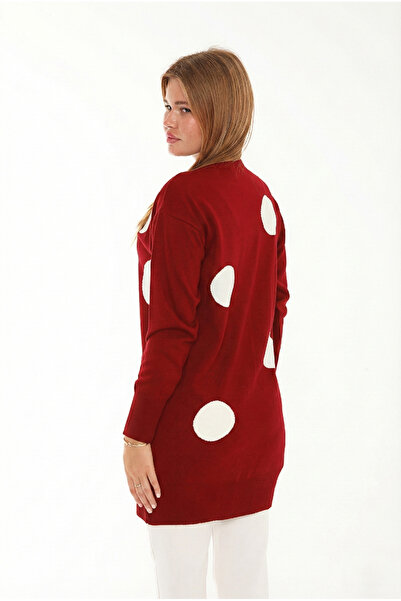 Lanze Thin Knitwear Cardigan Polka Dot Pattern