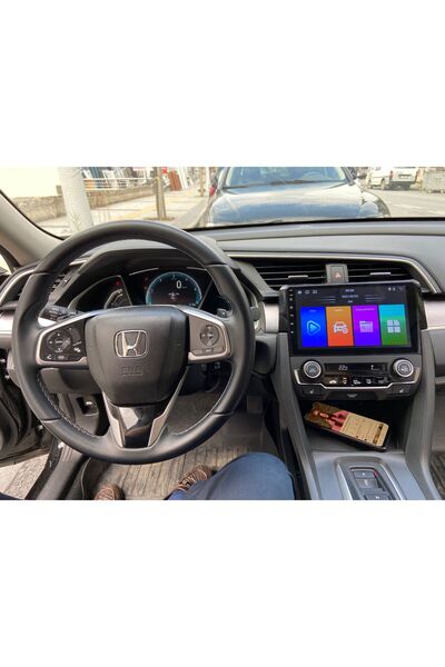 navicars CADENCE HONDA CİVİC FC5 Android Multimedya CARPLAY ÖN/ARKA KAMERA 4/64 PRO