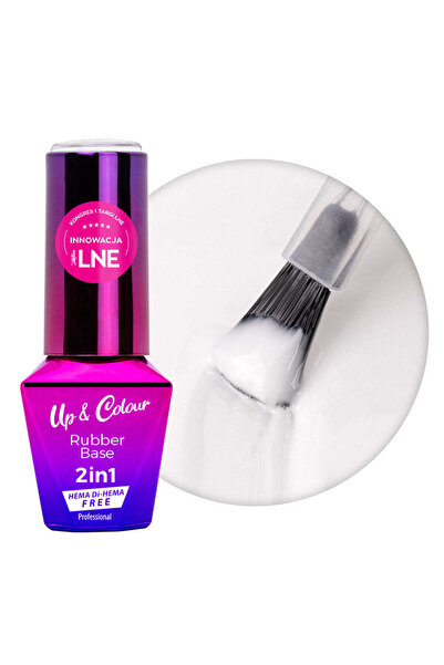 Cosmeticos Bază de cauciuc 2 în 1 Up&Colour, Alabastru, FĂRĂ HEMA