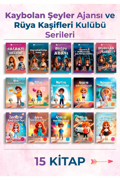 UMY Yayınları Kaybolan Şeyler Ajansı ve Rüya Kaşifleri Kulübü Serileri - 15 K...