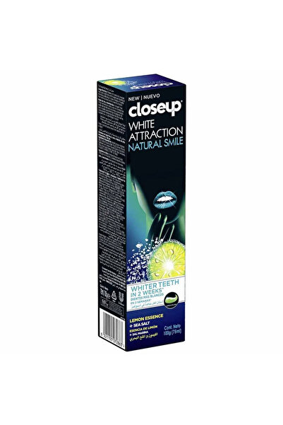 Close Up White Attraction Natural Smile Toothpaste With Lemon essence and Sea Salt - 75ml