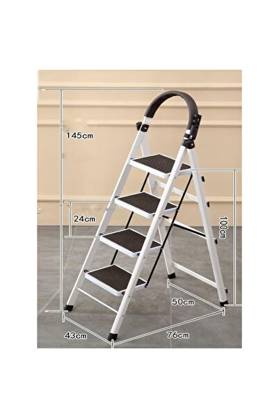 NKX Household 4 Steps Portable Folding Ladder