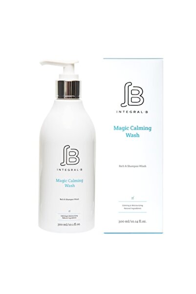 INTEGRAL B 2-in-1 Foaming Shampoo & Gel for Sensitive Skin, 300 ml