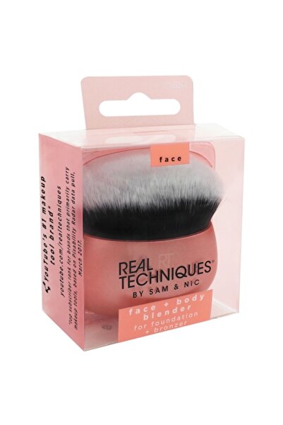 Real Techniques brush for applying foundation and bronzing powder to face and...