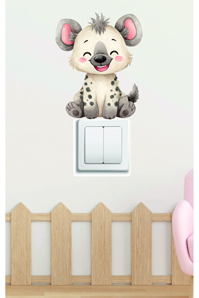 mibales Baby Wall Sticker with a Figure of a Hyena
