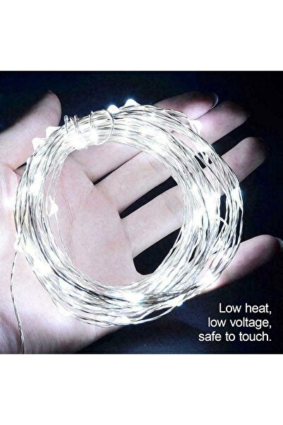 Yuwell YU WELL Fairy String Lights, 16.5ft/5m, 50 LED Battery Operated White