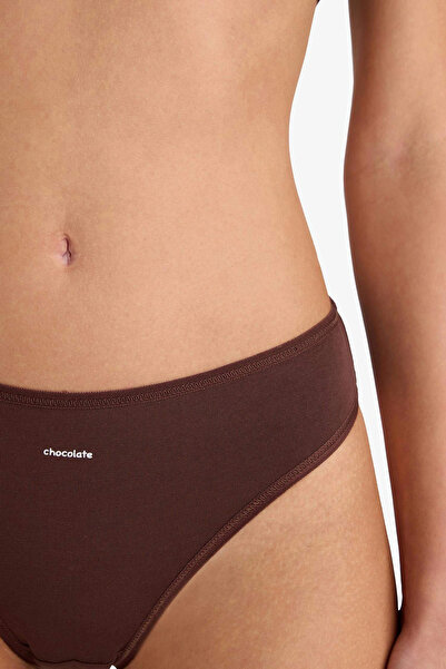 DeFacto D8630AXBN341 Καφέ Σλιπ Τριών Τεμαχίων - Φαίνεστε ερωτευμένοι