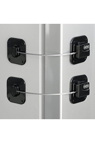 DURKU قفل أمان - قفل بكلمة مرور للثلاجة/الفريزر، مقاوم للأطفال للخزائن والأدراج