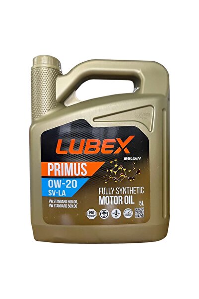 Lubex Primus SV-LA 0W20 5 Lt VW 50800 50900 Onaylı
