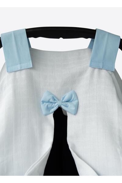 kitikate Zen Muslin Stroller Cover Blue