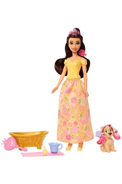 DİSNEY PRİNCESS Set de joaca Papusa Belle si animal de companie, Multicolor