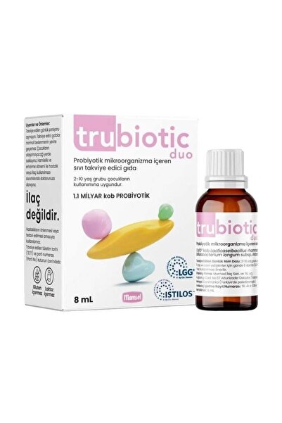 Trubiotic Duo Probiyotik Mikroorganizma İçeren Damla 8 ml