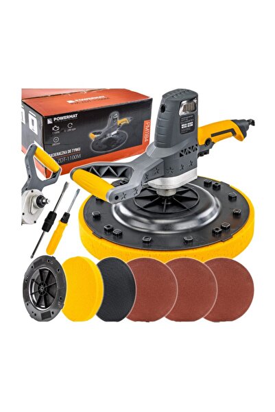 Powermat Drisca electrica, masina de slefuit tapet, tencuiala, 380 mm, 1100w,