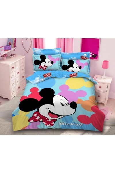 OEM Double bed linen, FINET, 6 pieces, IDENTICAL TO THE PICTURE, Cartoons