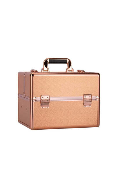 Cosmeticos Cosmetic Bag XL | Suitcase Type | Rose Gold
