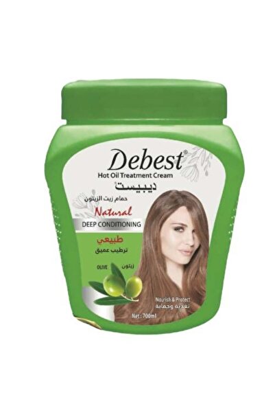 Debest حمام زيت الزيتون للشعر ترطيب عميق 700 مل -