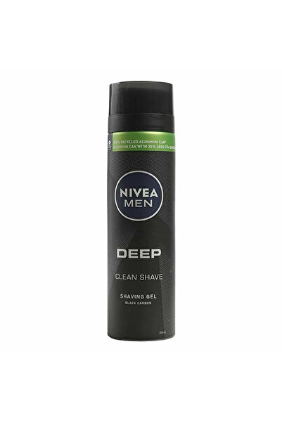 NIVEA Men Deep Clean Shave, Shaving Gel with Black Carbon- 200ml