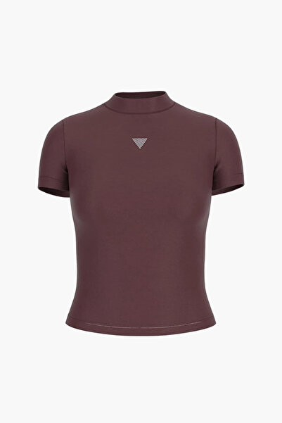 Guess Women's Brown Top W5Bp07Kcgm2-G1G5