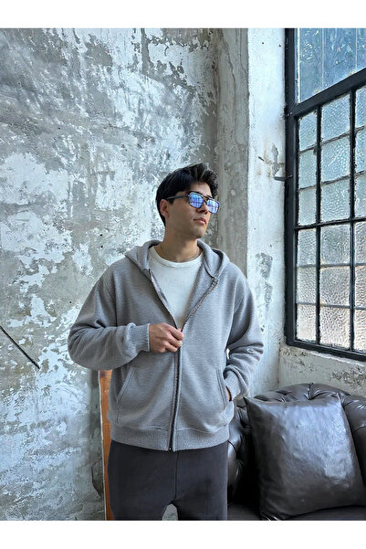 BayBayan Men's Basic Model Oversize Comfortable Fit Winter Cardigan