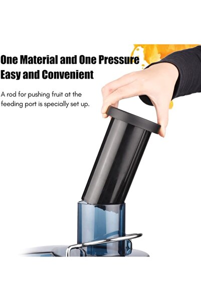 Generic Swiitol Juicer Household Large Caliber Electric Stainless Steel Body 800W