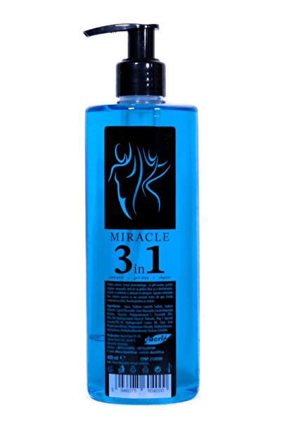 Dacris MIRACLE 3 IN 1 SAMPON - GEL DUS - SAPUN 400 ML