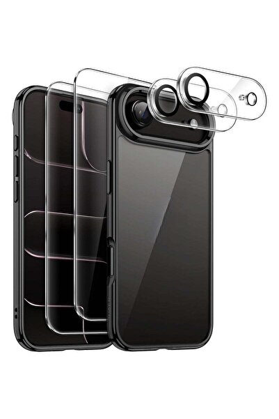 Generic 5-in-1 Transparent Back Cover with 5D Screen & Camera Protectors for iPhone Air