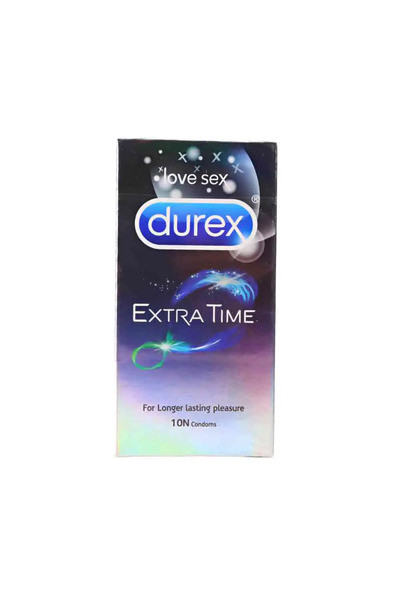 Durex واقي ذكري إضافي لمتعة تدوم طويلاً - 10 قطع