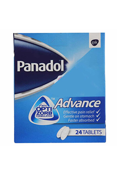 Panadol Advance With Opti Absorb Formula 500mg Film Coated Pain Relief Tablets- 24pcs Pack