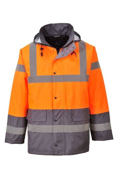 PORTWEST Jachetă de protecție Traffic HiVis bicoloră - S467 M portocaliu