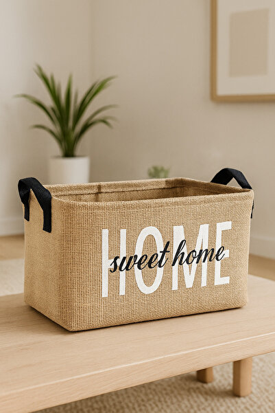 homyjr's Αρχική με τύπωμα Καλάθι πλυντηρίου από γιούτα για βρώμικα παιχνίδια ...