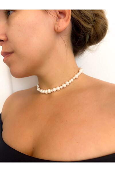 Moonlight Jewelry Colier tip choker „Perle” – Perle de cultură