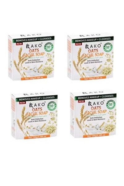 RAKO 4 bars of facial soap with oat extract - 100g