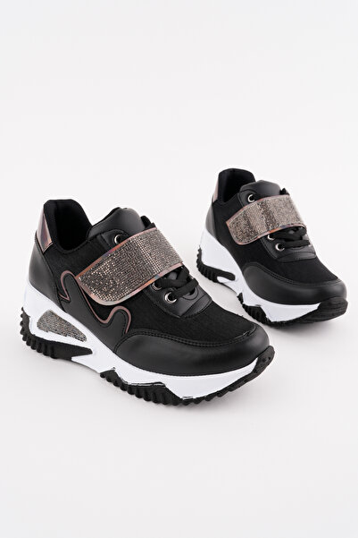 Madam Tarz Dnr-618 Thick Sole Stone Velcro Sports Shoes